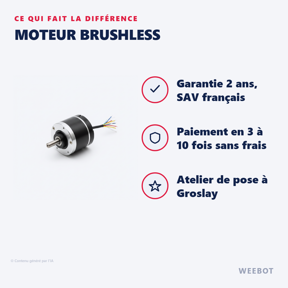 Moteur Brushless : les points forts