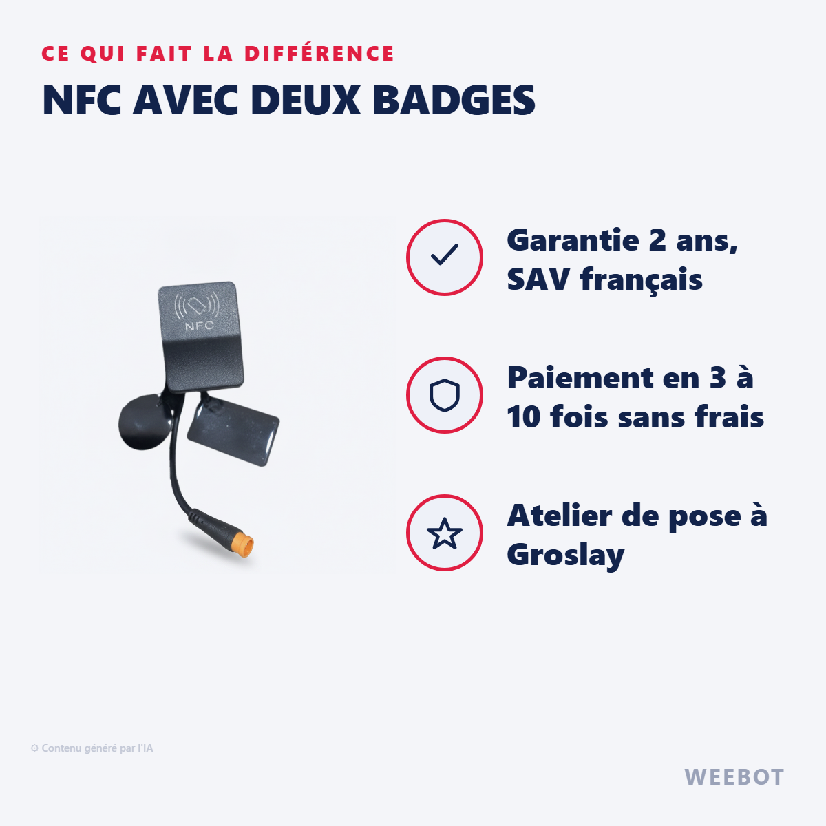 NFC avec Deux Badges : les points forts
