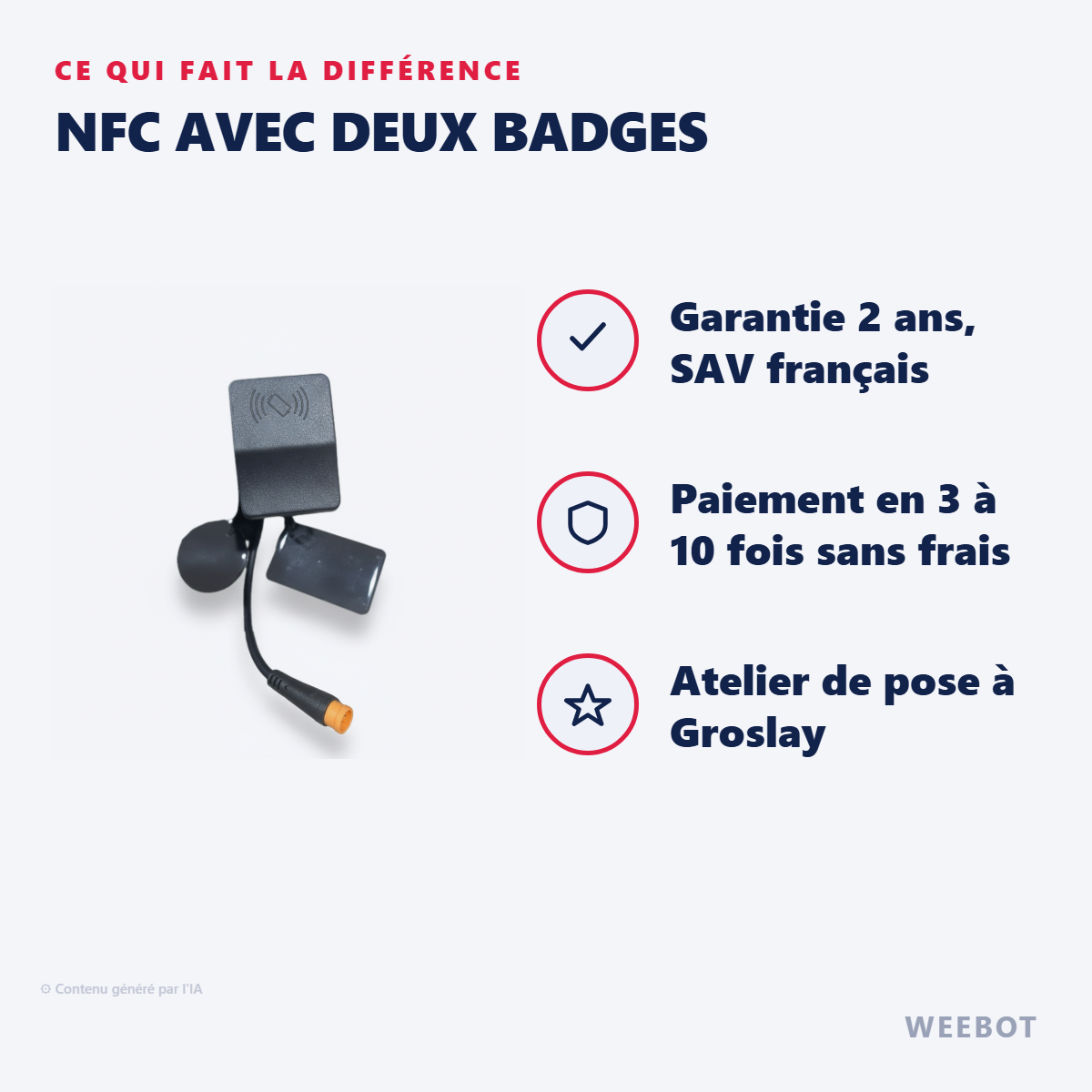 NFC avec Deux Badges : les points forts