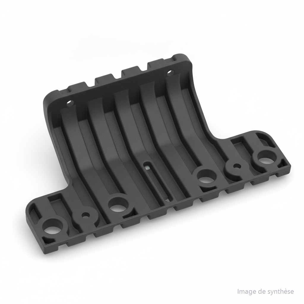 Schéma d'un pare-chocs avant pour trottinette électrique Dualtron Ultra