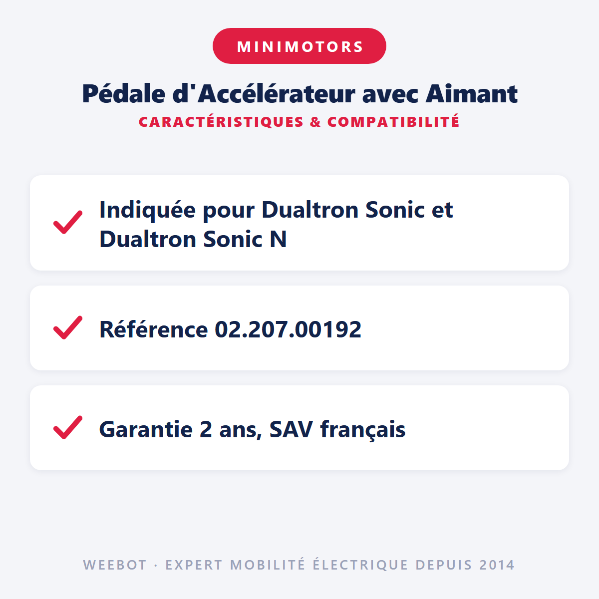 Pédale d'Accélérateur avec Aimant : caractéristiques et compatibilité