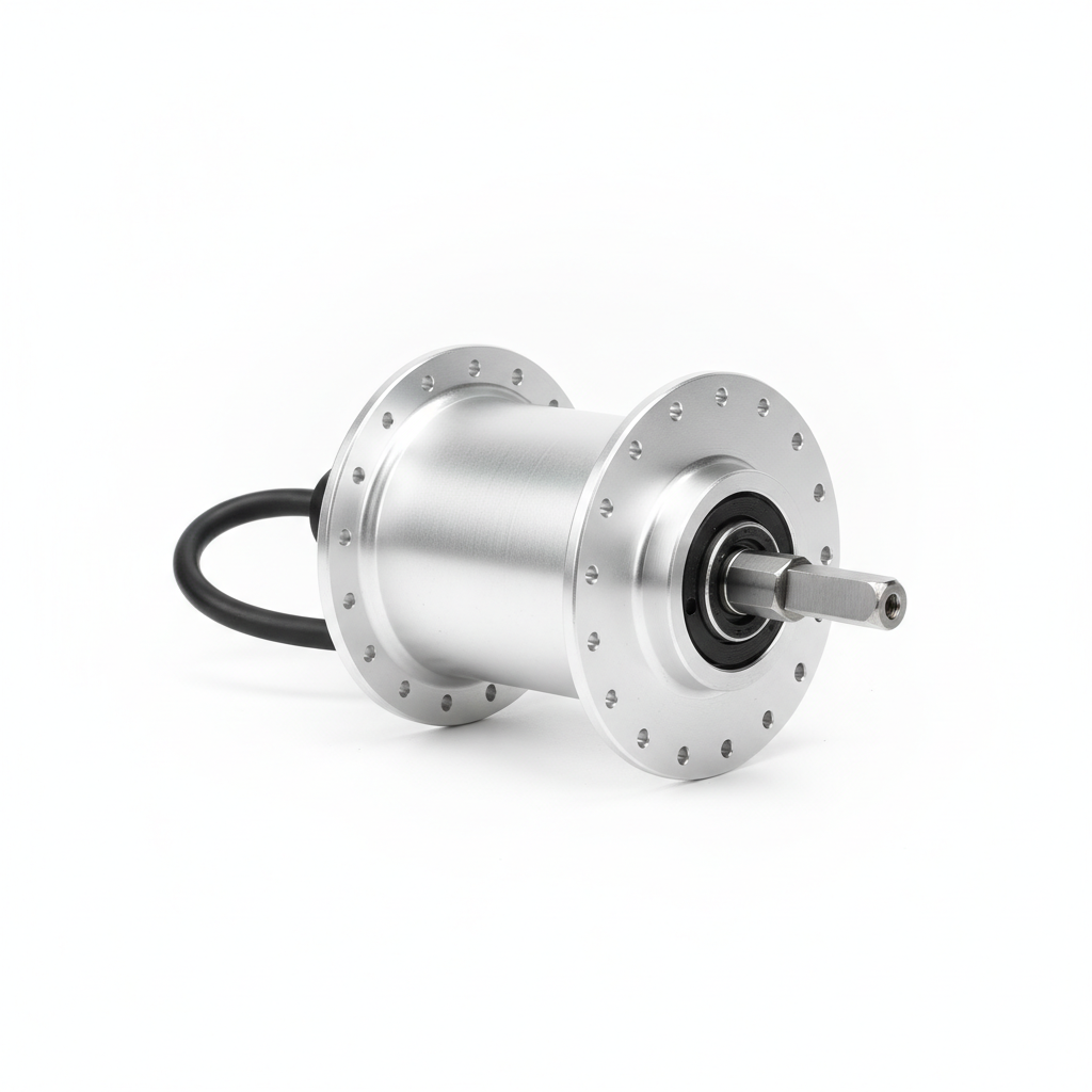 Moteur Roue 16 Pouces, pièce détachée pour draisienne électrique WBT Kick X — vue d'ensemble sur fond blanc