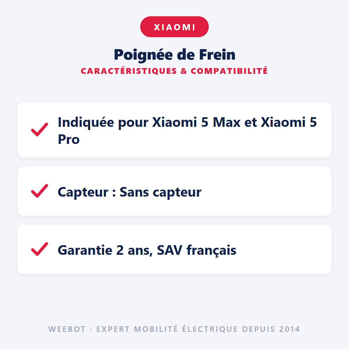Poignée de Frein : caractéristiques et compatibilité