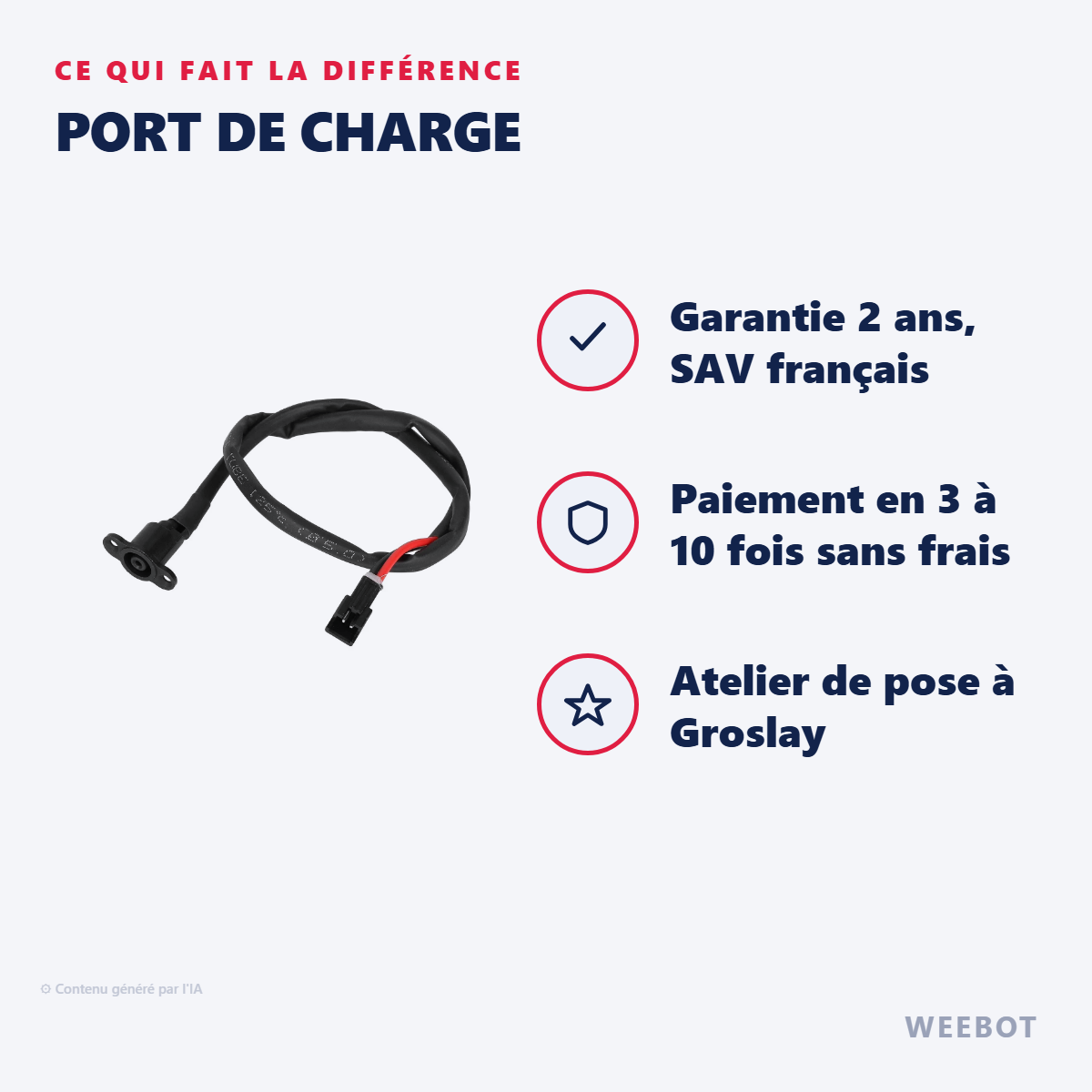 Port de Charge : les points forts