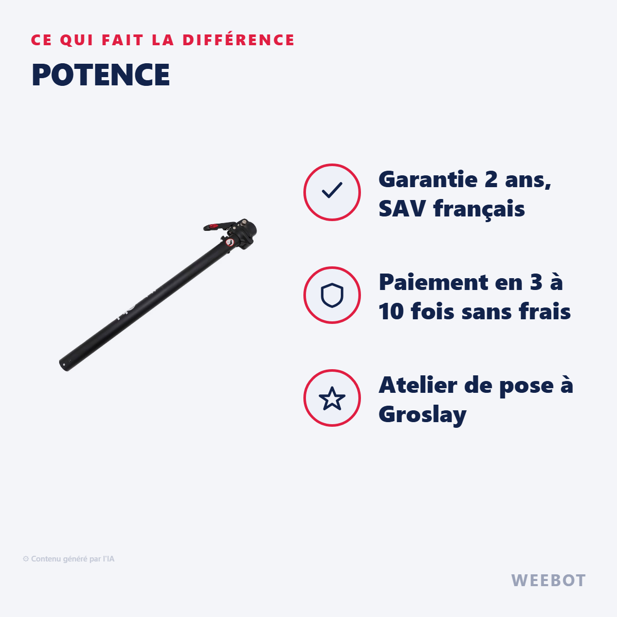 Potence : les points forts