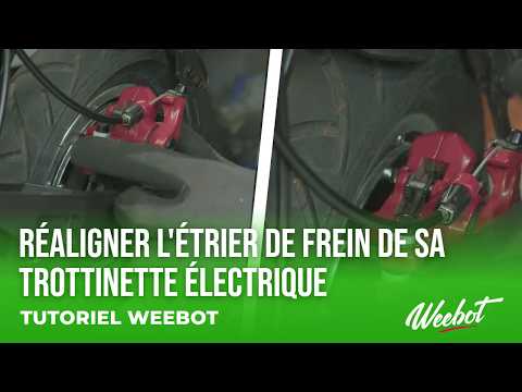Vidéo : Comment réaligner l'étrier de frein d'une trottinette électrique ?