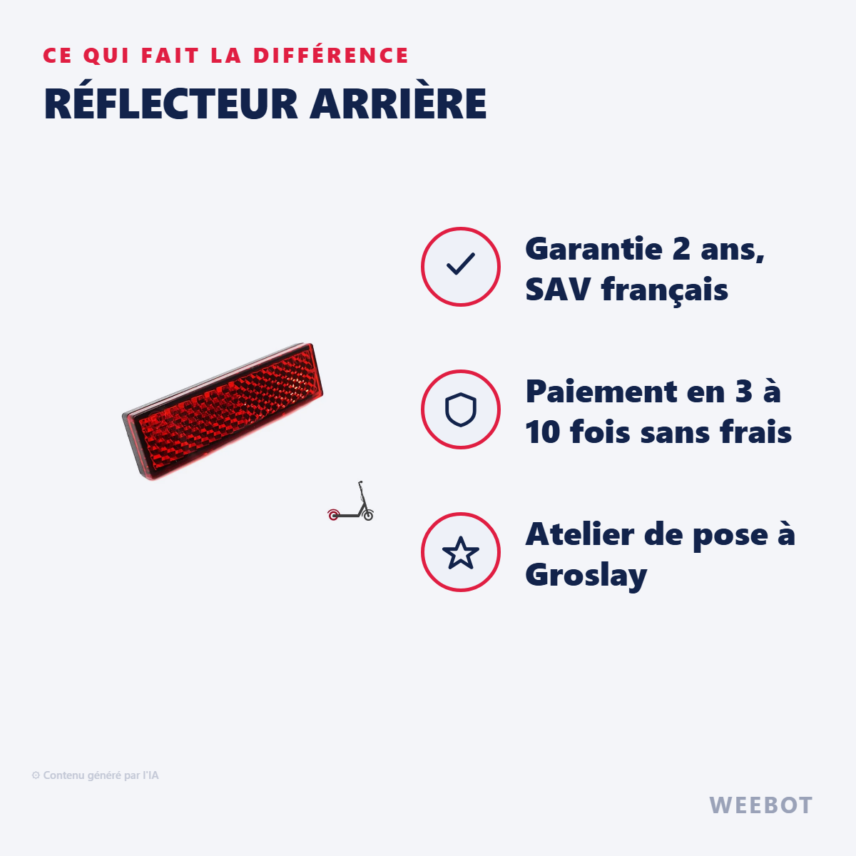 Réflecteur Arrière : les points forts