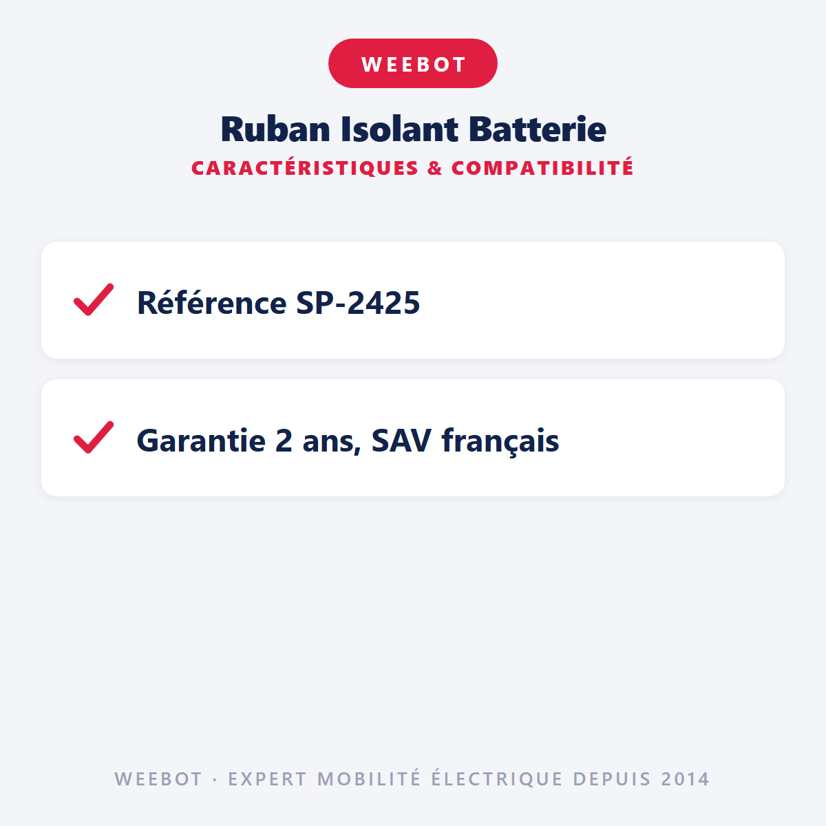 Ruban Isolant Batterie : caractéristiques et compatibilité