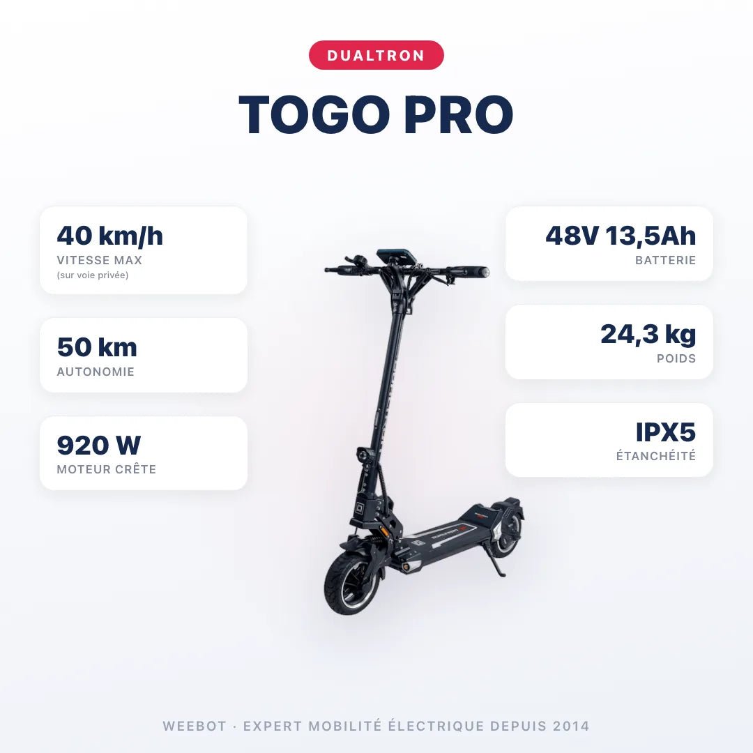Trottinette Électrique Dualtron Togo Pro - Weebot
