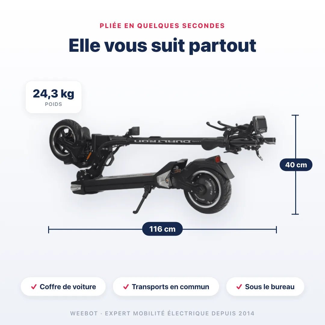 Trottinette Électrique Dualtron Togo Pro - Weebot