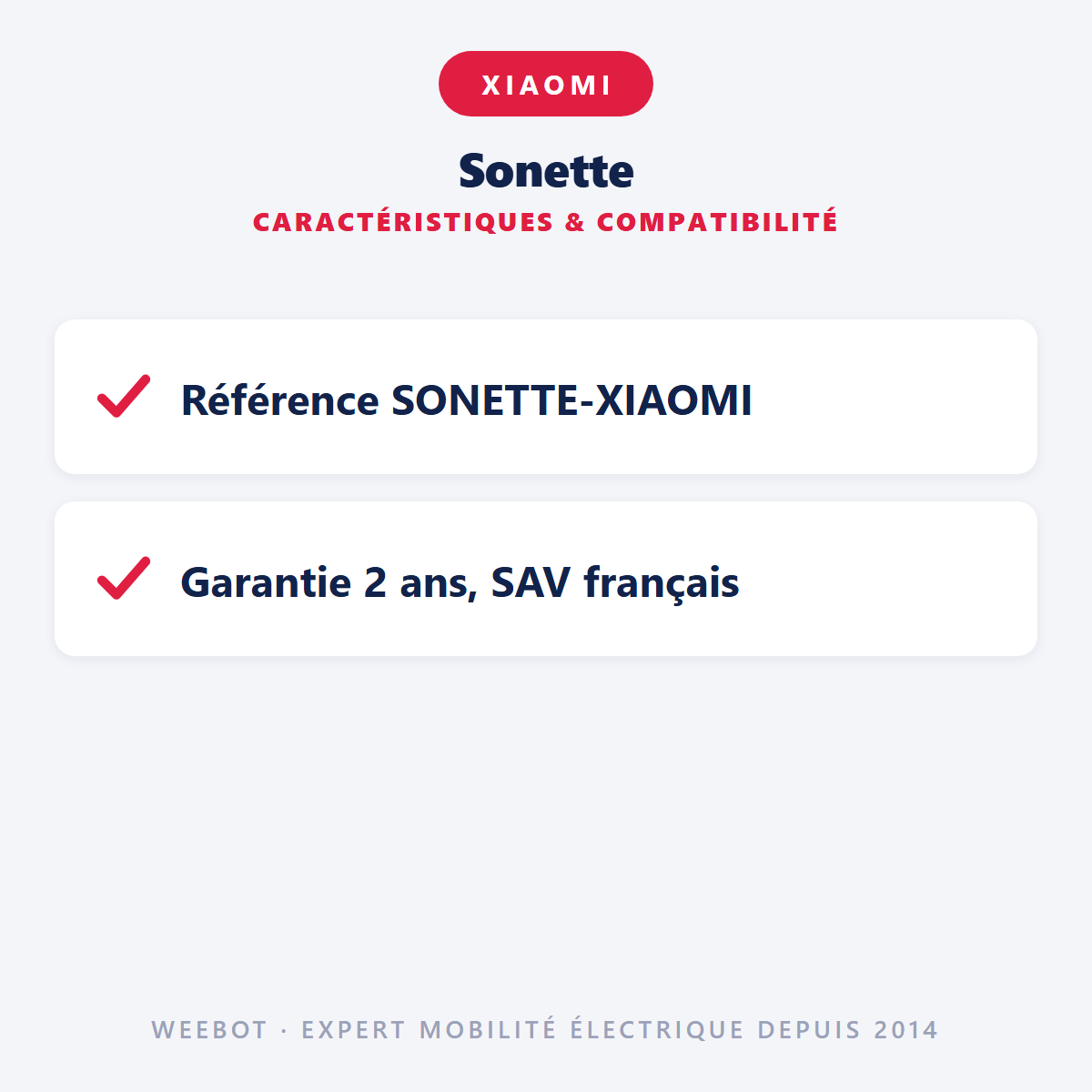 Sonette : caractéristiques et compatibilité