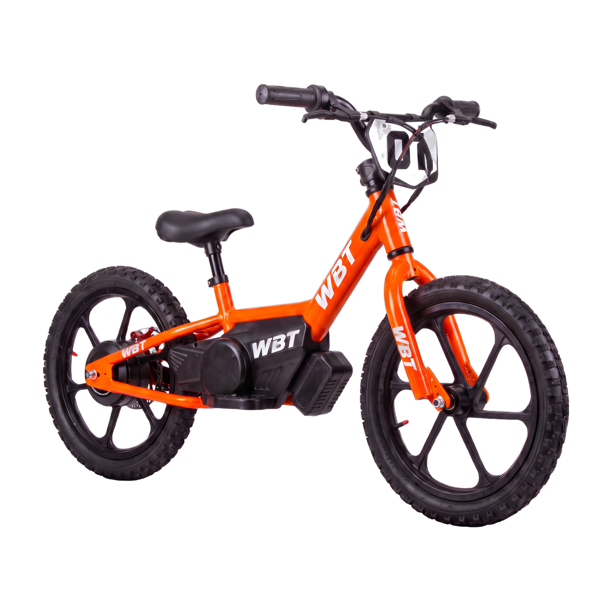 draisienne électrique tout terrain WBT Enduro vue avant