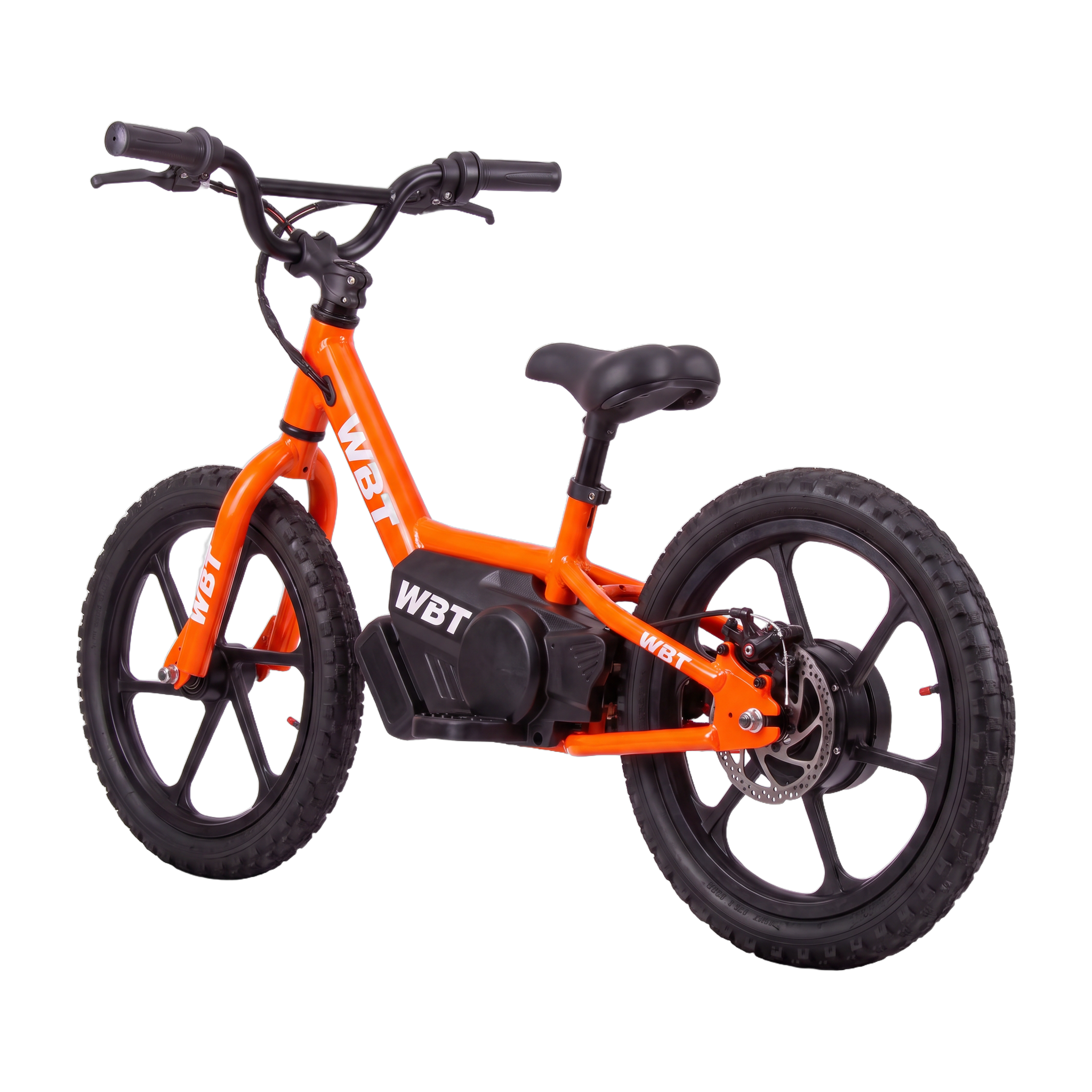 draisienne électrique tout terrain WBT Enduro vue arrière