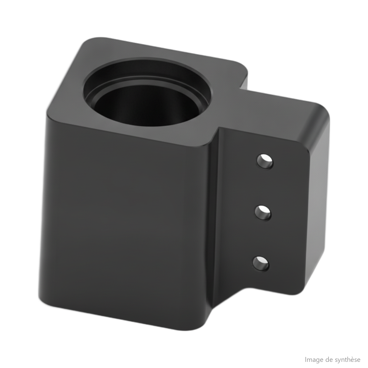 Dessin technique 3D d'un support de direction pour trottinette électrique Dualtron Mini