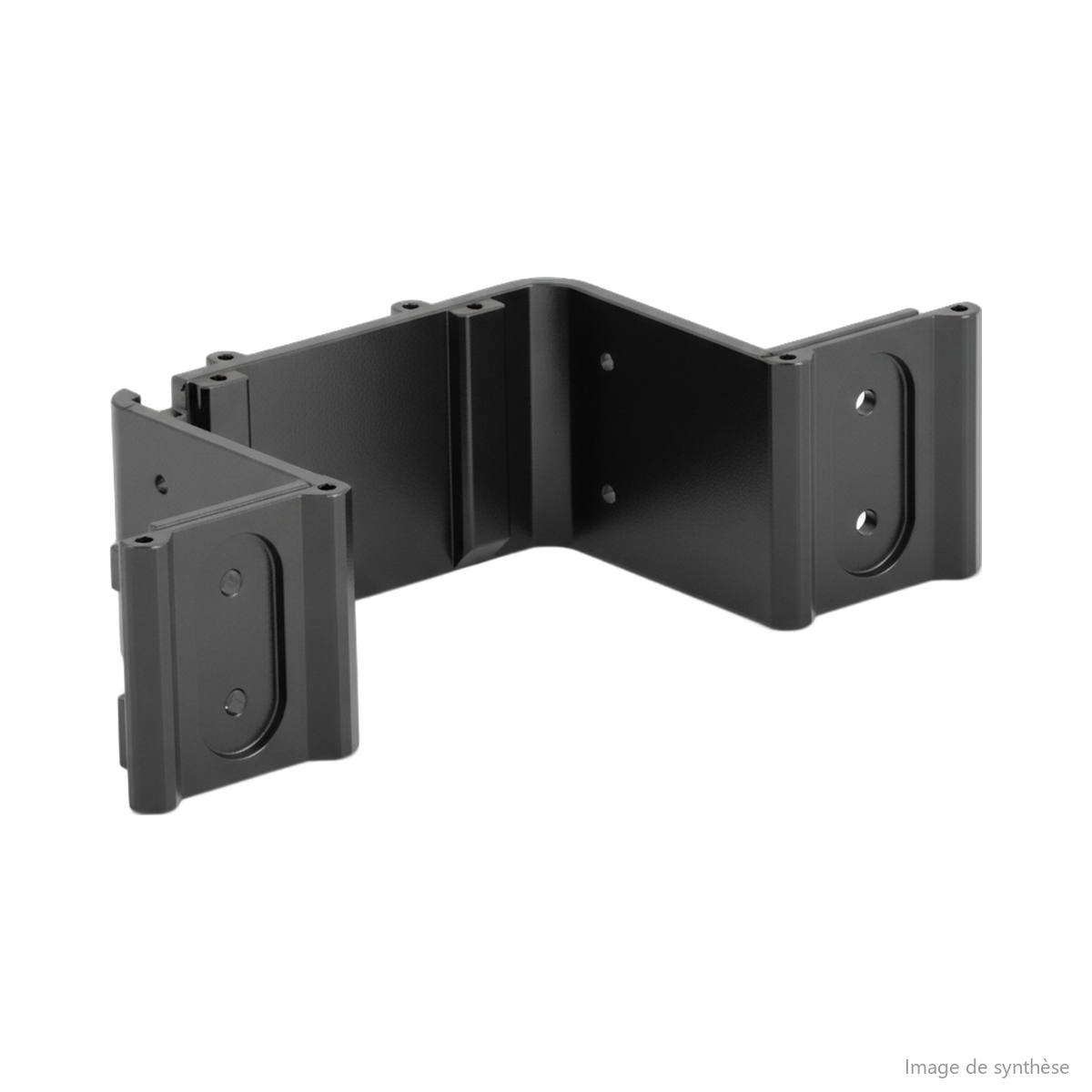 Schéma technique d'un support de fixation arrière pour trottinette électrique Dualtron X