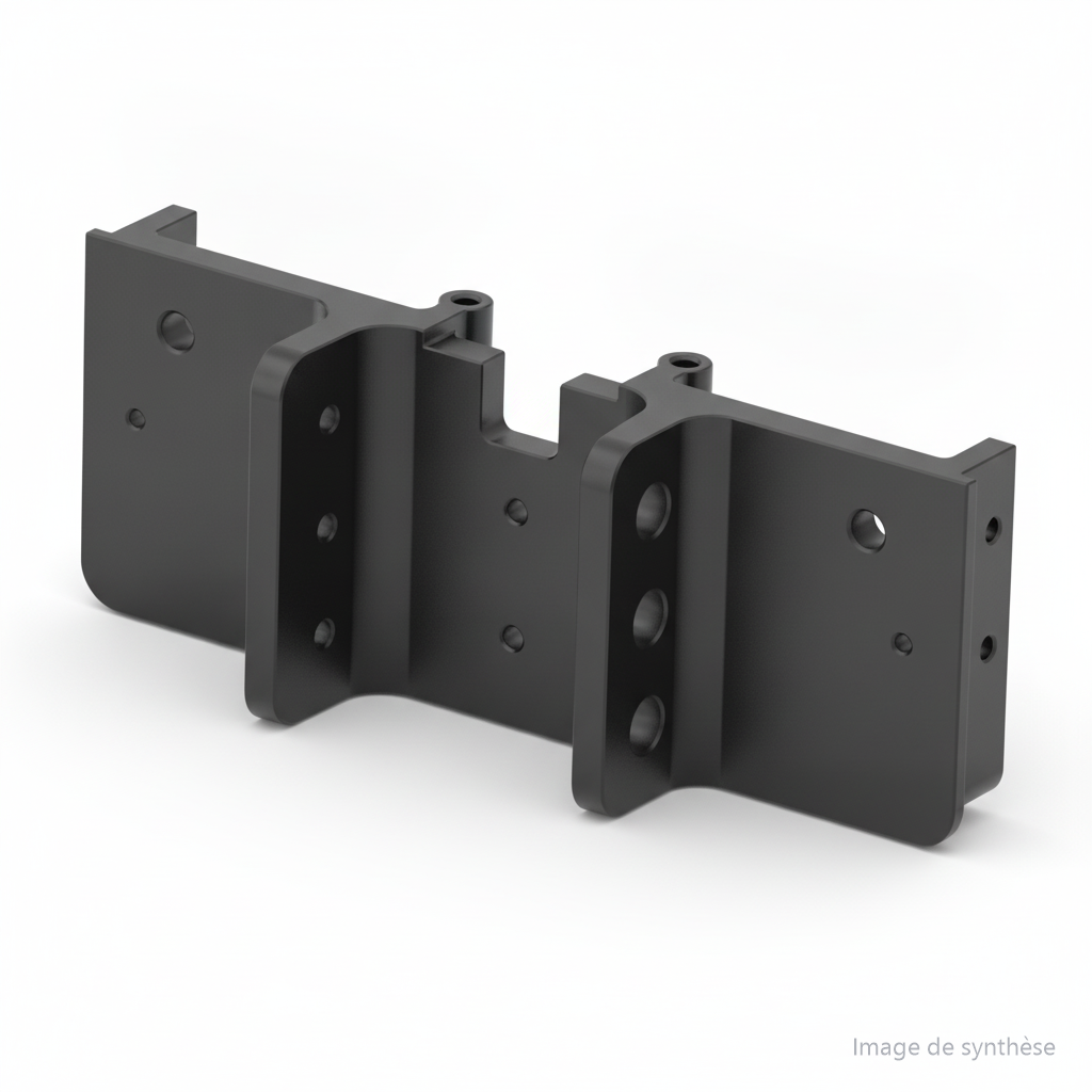 Schéma d'un support de fixation de potence pour Dualtron Thunder 3