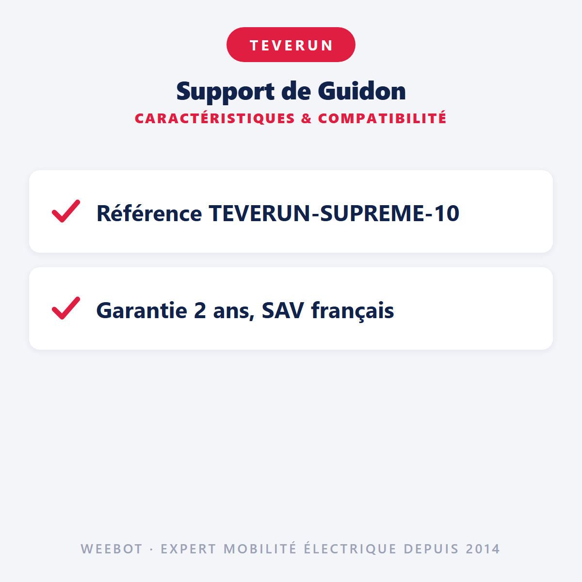 Support de Guidon : caractéristiques et compatibilité