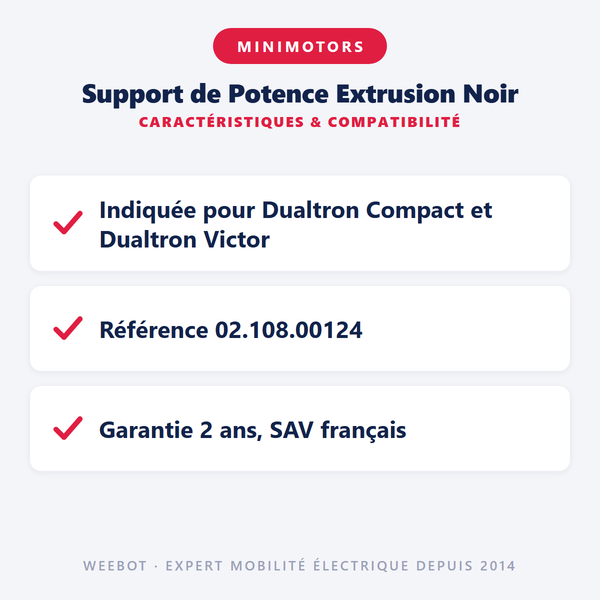 Support de Potence Extrusion Noir : caractéristiques et compatibilité