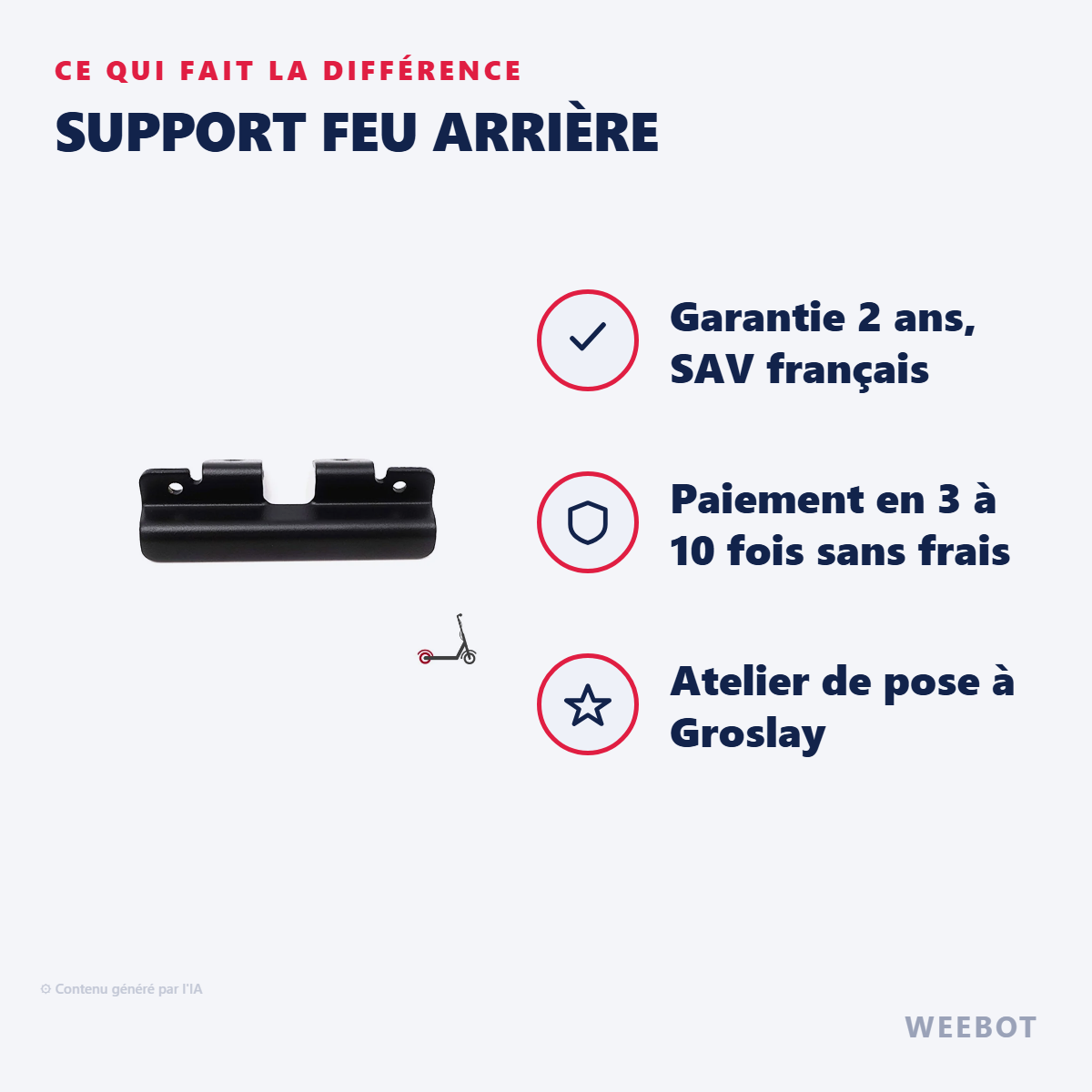 Support Feu Arrière : les points forts
