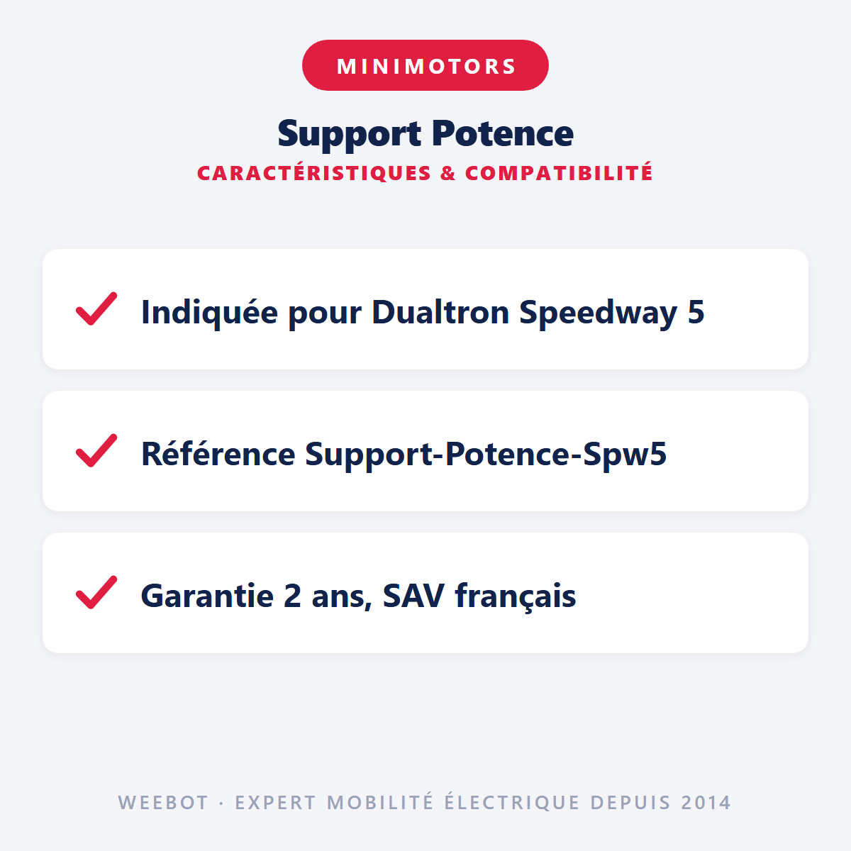Support Potence : caractéristiques et compatibilité