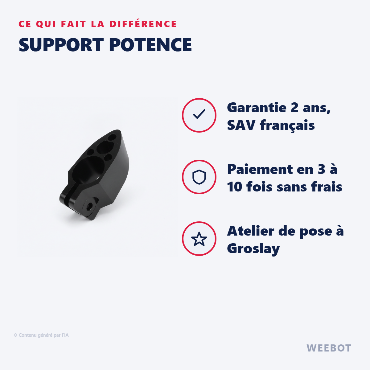 Support Potence : les points forts