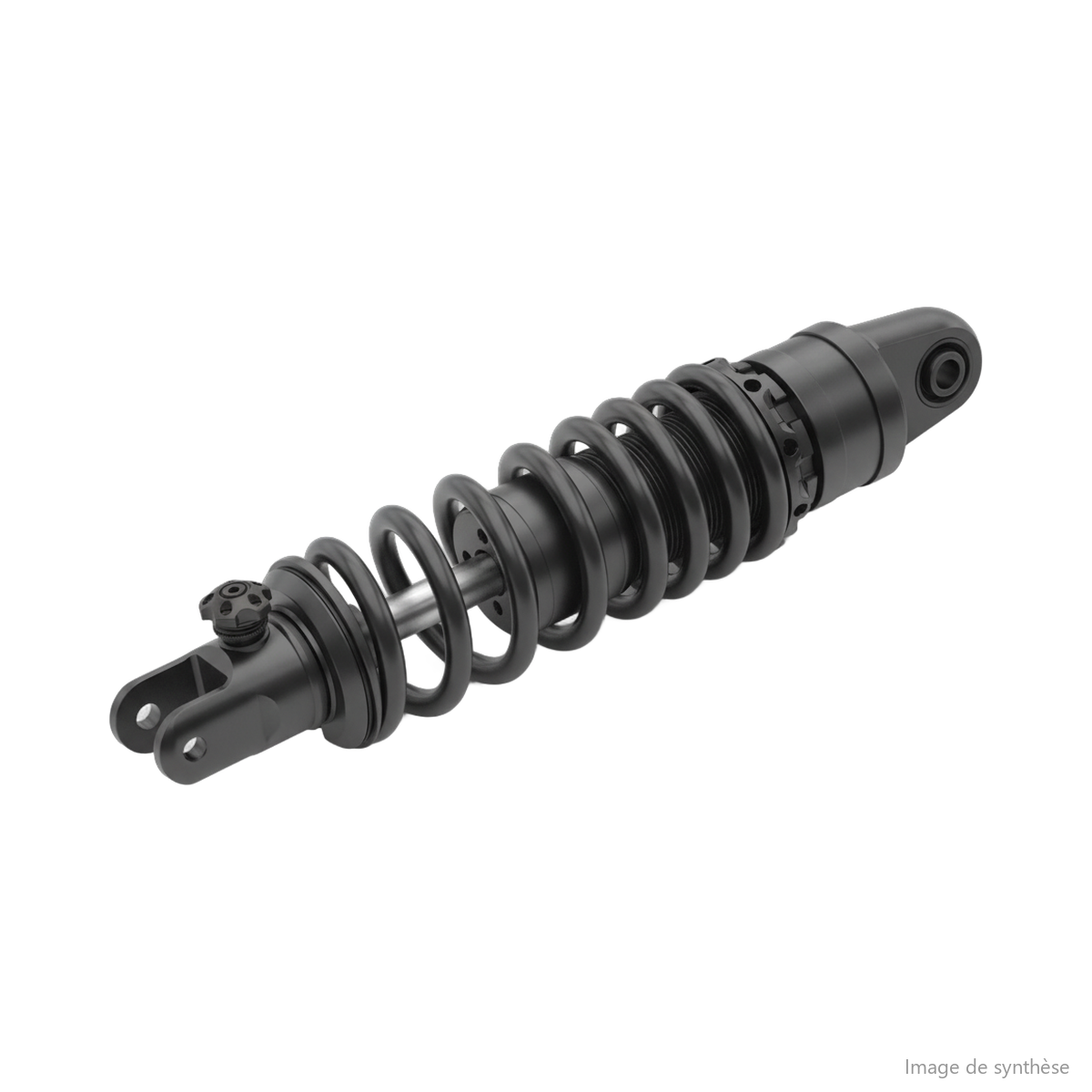 Dessin de la suspension de trottinette électrique Dualtron X Limited