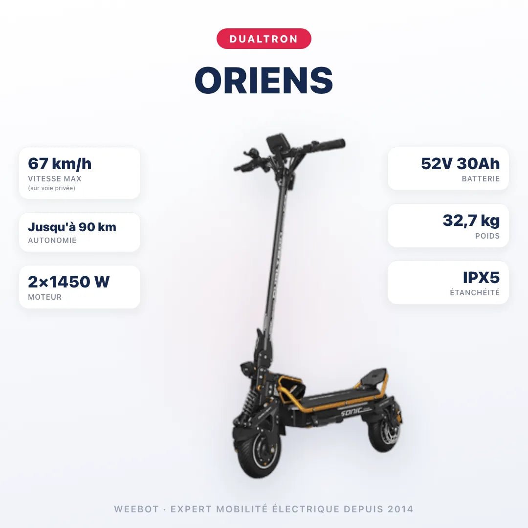 Trottinette Électrique Dualtron Oriens - Weebot