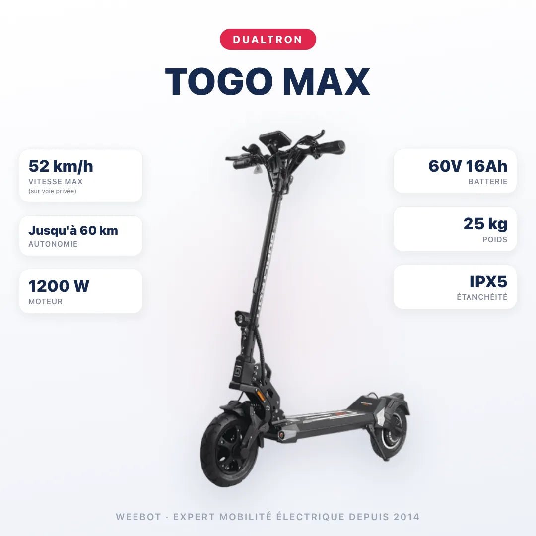 Trottinette Électrique Dualtron Togo Max - Weebot