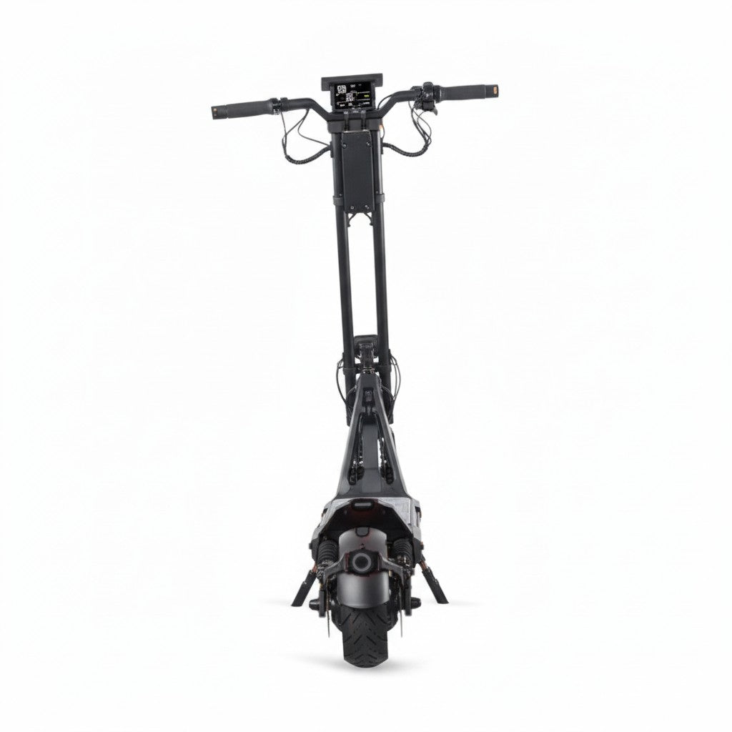 Trottinette Électrique Inmotion RS Jet noire — vue arrière : feu stop et garde-boue