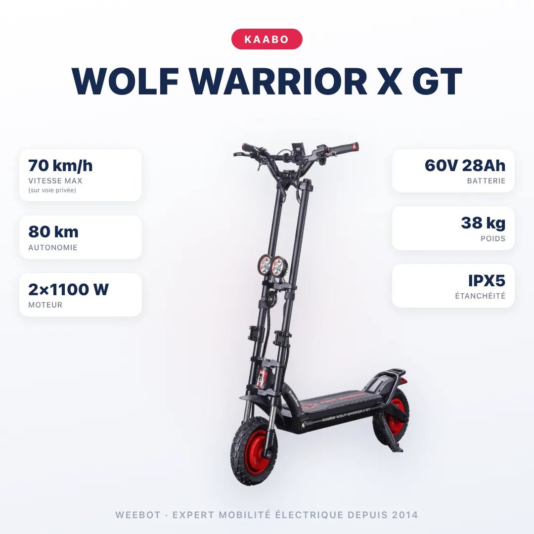 Trottinette Électrique Wolf Warrior X GT Kaabo - Weebot