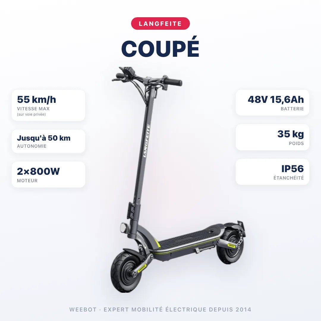 Trottinette Électrique Langfeite Coupé - Weebot
