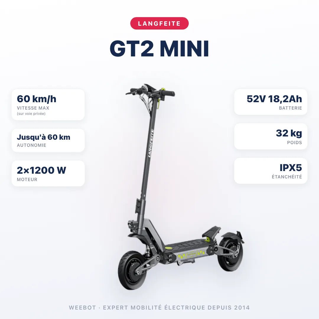 Trottinette Électrique Langfeite GT2 Mini - Weebot