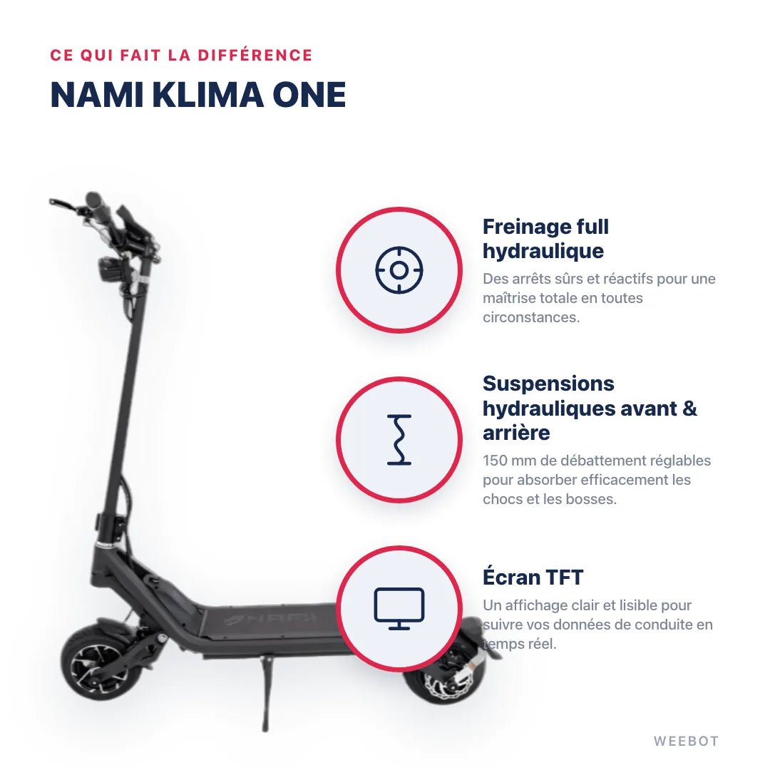 Trottinette Électrique Nami Klima One - Weebot