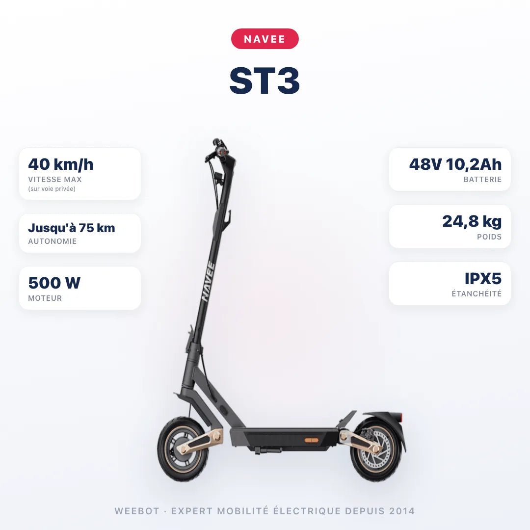Trottinette Électrique Navee ST3 - Weebot