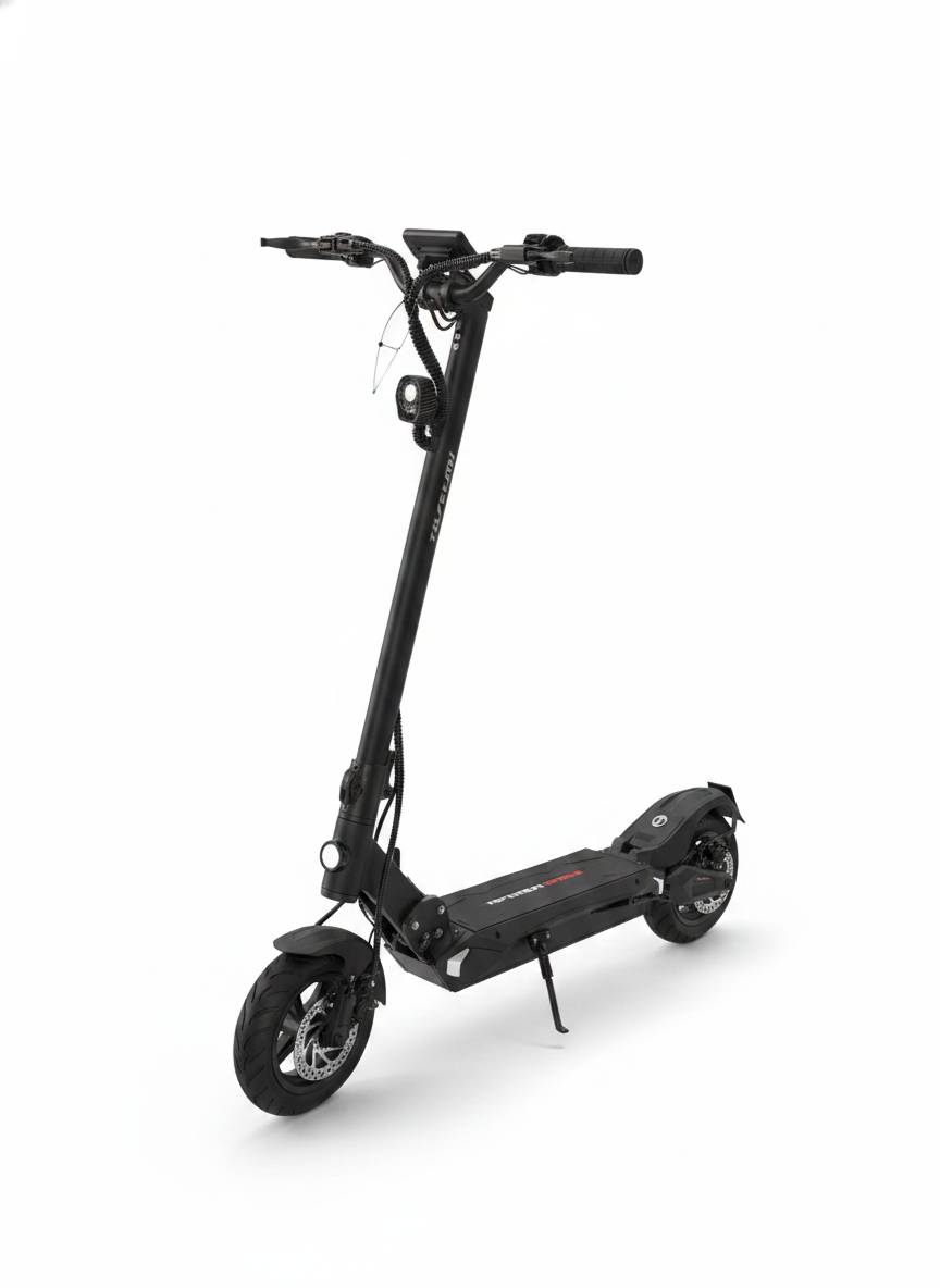 Trottinette Électrique Occasion Teverun Space : Reconditionnée — packshot studio sur fond blanc