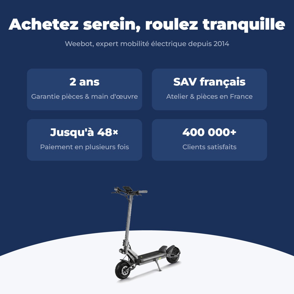 Trottinette Électrique Langfeite Cayman S — garantie 2 ans, livraison rapide et SAV français