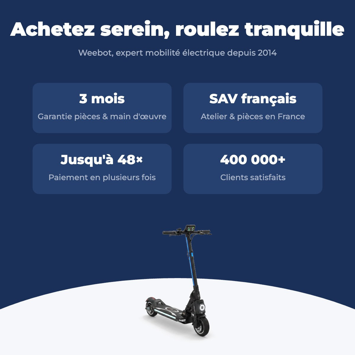Trottinette Électrique Occasion Dualtron Pop (Popular) : Reconditionnée — garantie 3 mois, livraison rapide et SAV français
