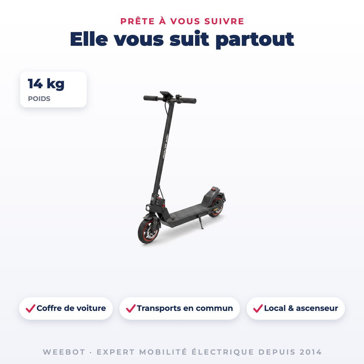 Trottinette Électrique Occasion Dualtron Sonic N : Reconditionnée - Weebot