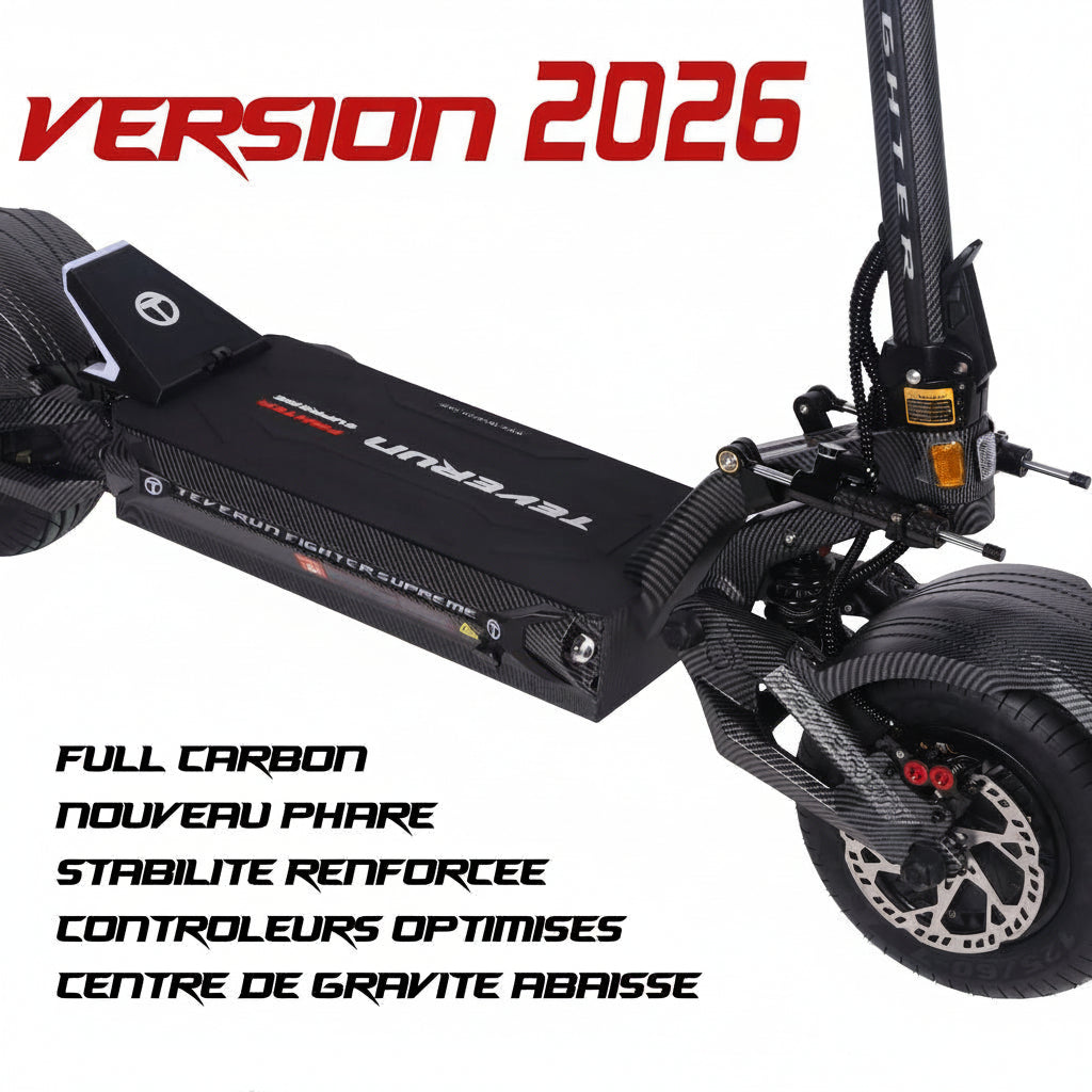 Trottinette Électrique Teverun 7260R V4 2026 : Puissante et Hyper Rapide - Weebot