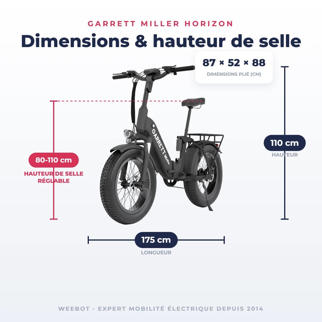 Vélo Électrique Pliant Cargo Garrett Miller Horizon - Weebot