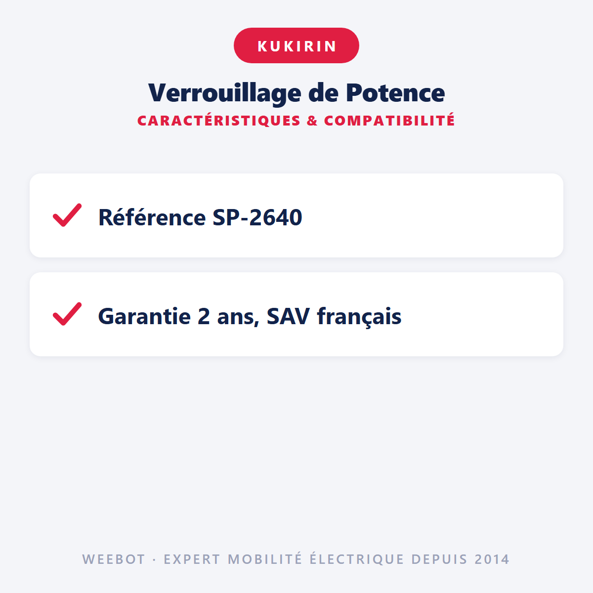Verrouillage de Potence : caractéristiques et compatibilité