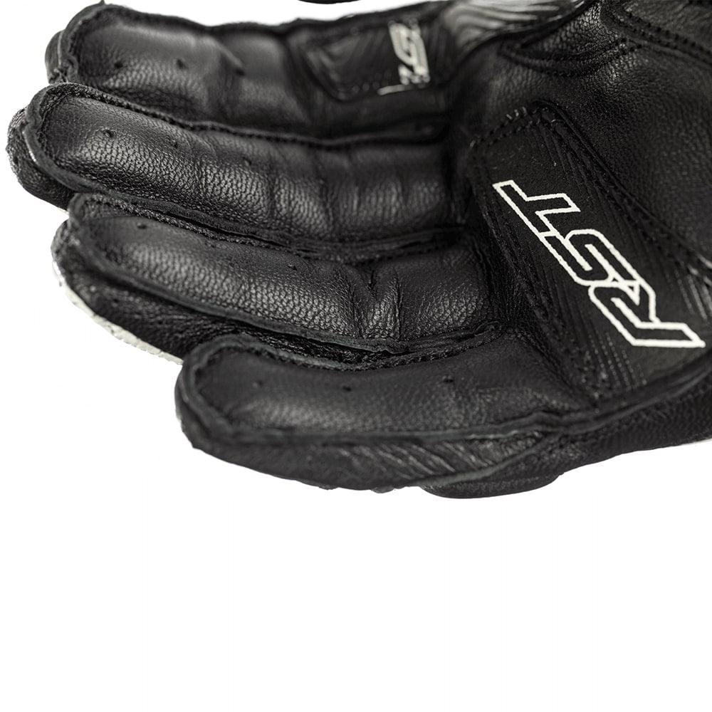 Gants RST Stunt 3 noir doigts cuir textile