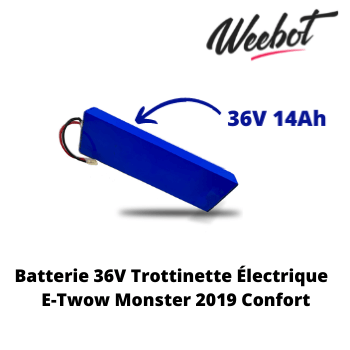 batterie interne compatible trottinette electrique etwow monster 2019 confort pas cher