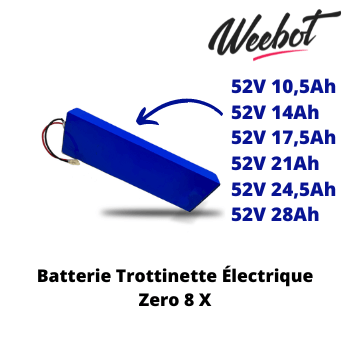 batterie interne trottinette electrique zero 8 x pas cher