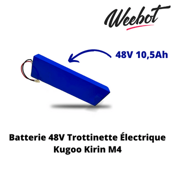 batterie interne trottinette electrique kugoo kirin m4 48v pas cher