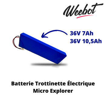 batterie interne trottinette electrique micro explorer 36v pas cher