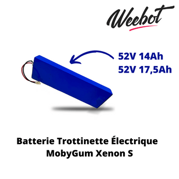 Batterie Trottinette Électrique 48V Xenon S - MobyGum (Batterie Uniquement)
