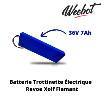batterie interne trottinette electrique revoe wolf flamant 36v pas cher
