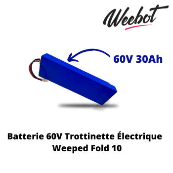 batterie interne trottinette electrique weped fold10 haute qualite