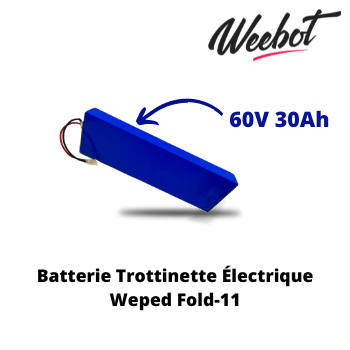 batterie interne trottinette electrique weped fold11 haute performance